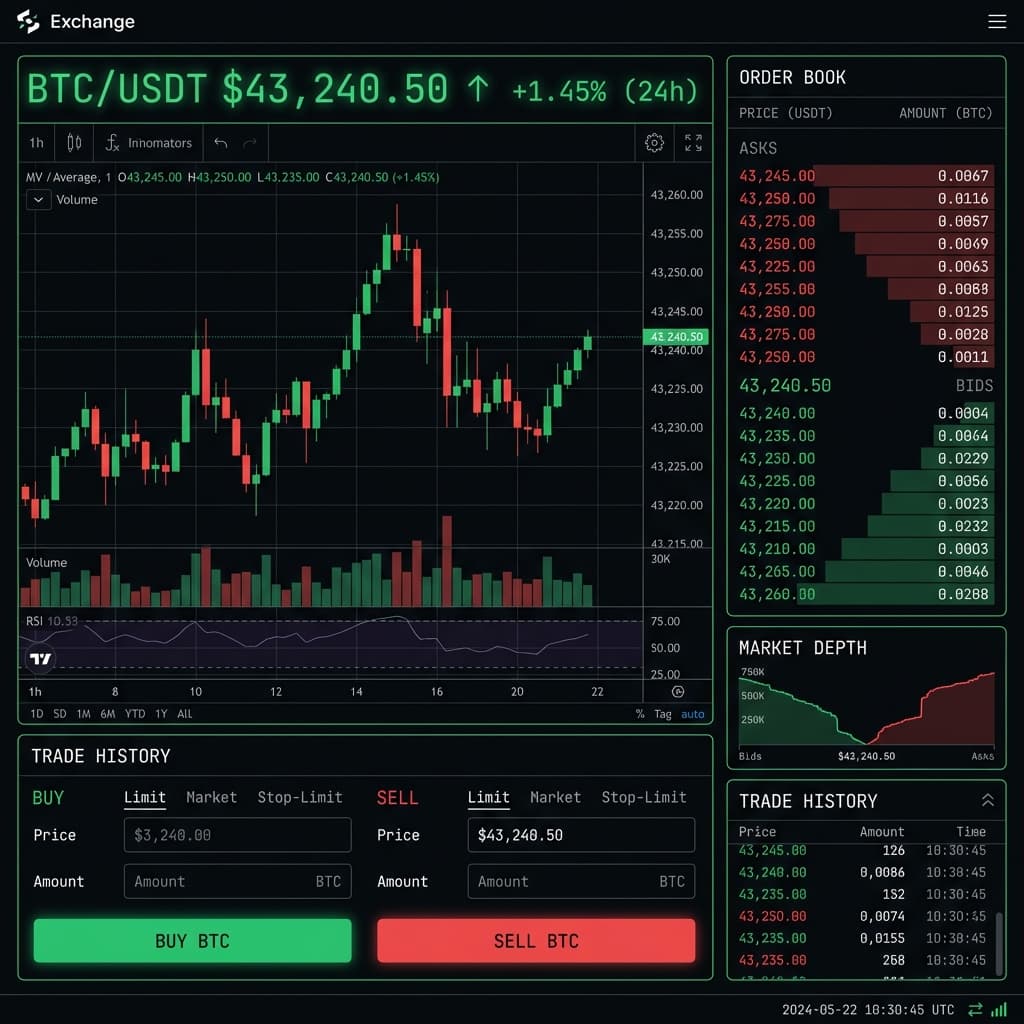 Cryptocurrency Exchange Web3 MVP built by MachSpeed